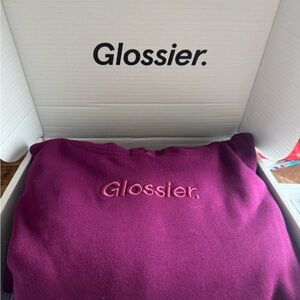 Brand new limited edition —Glossier Holiday Hoodie!!